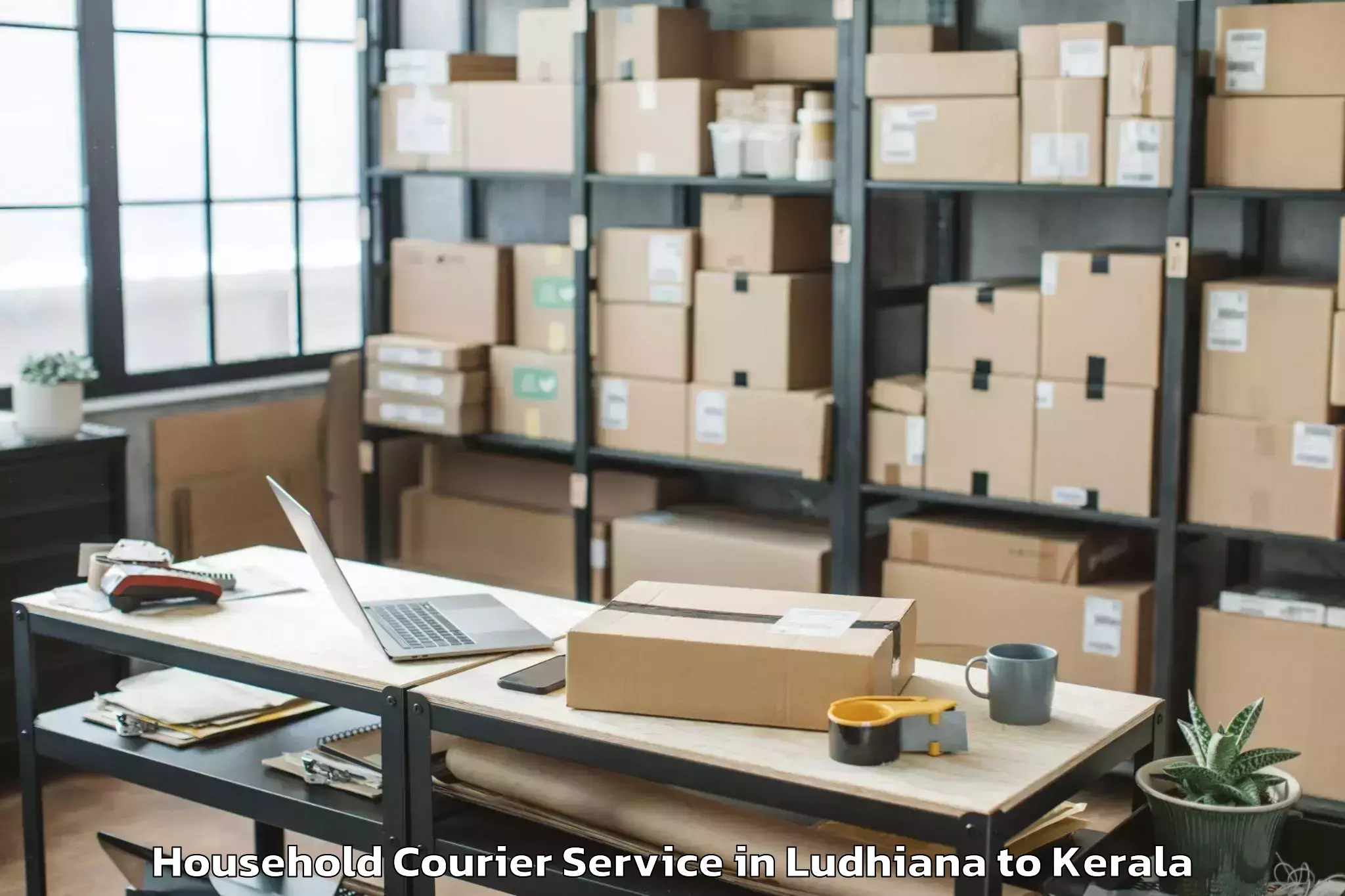 Book Ludhiana to Feroke Household Courier Online